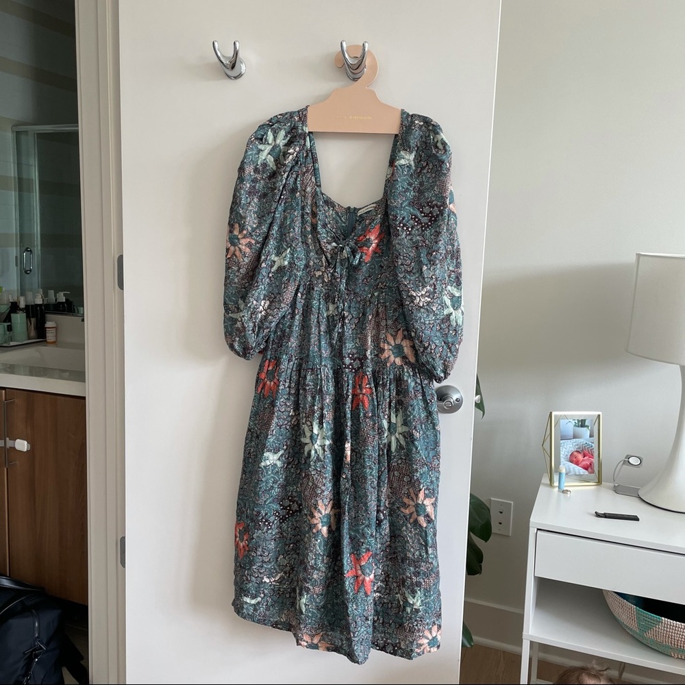 Ulla Johnson Kemala dress Malachite - Picture 3 of 7